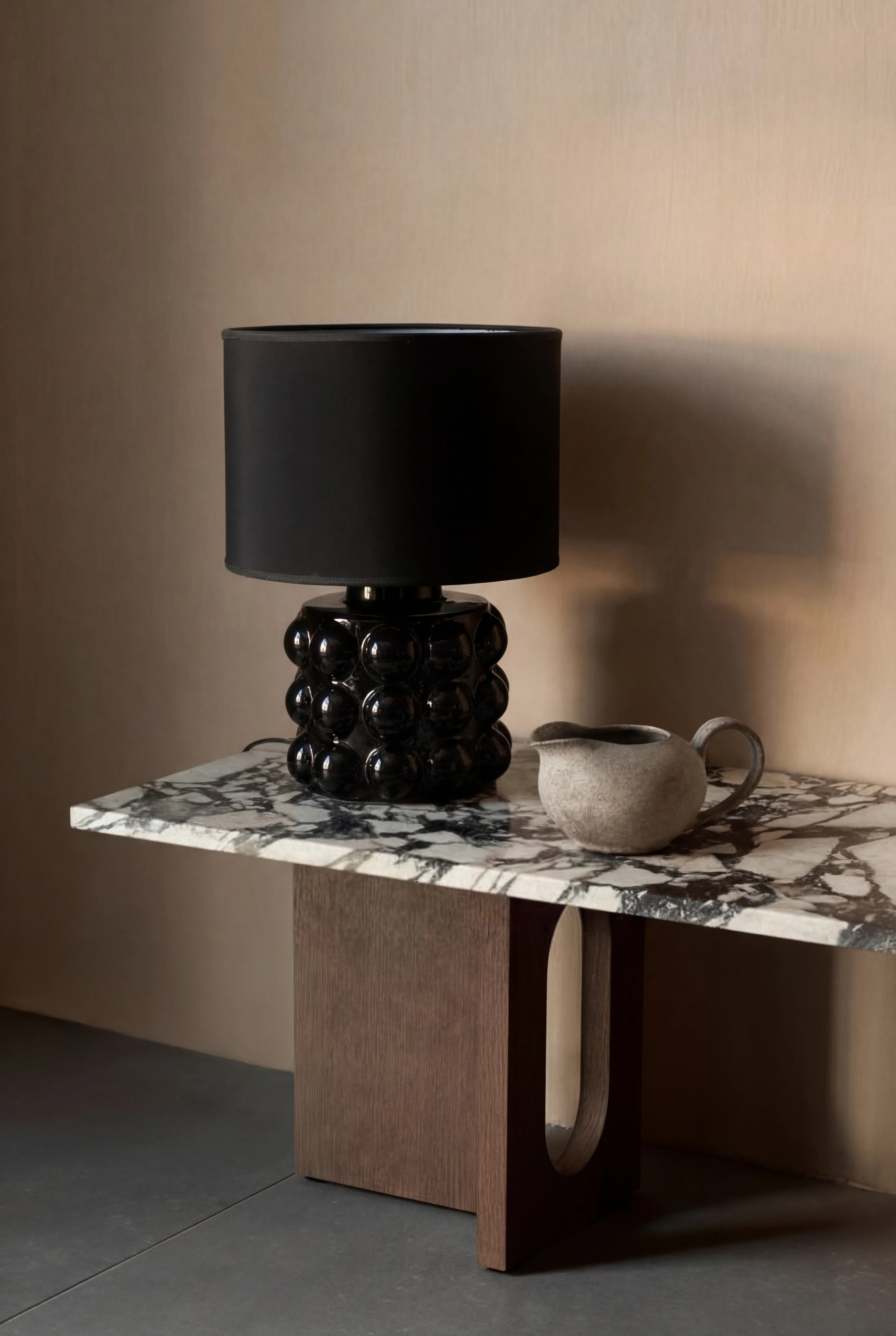 NUIT D'OBSIDIENNE - Lampe de table